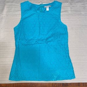 Teal blouse